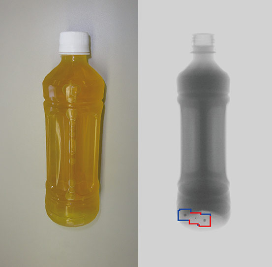用x射线检查茶叶瓶发现异物