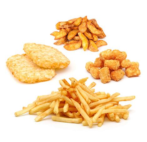 食品工业-炸薯条和马铃薯的副产品